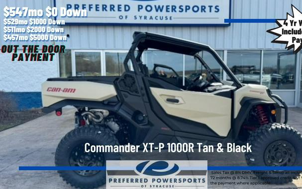 2024 Can-Am Commander XT-P 1000R Tan & Black