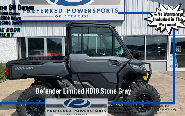 2024 Can-Am Defender Limited HD10 Stone Gray
