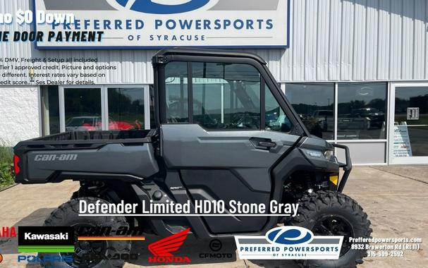 2024 Can-Am Defender Limited HD10 Stone Gray