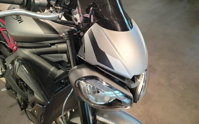 2020 Triumph Street Triple R Low Matte Silver Ice