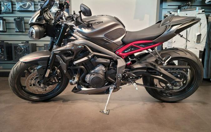 2020 Triumph Street Triple R Low Matte Silver Ice