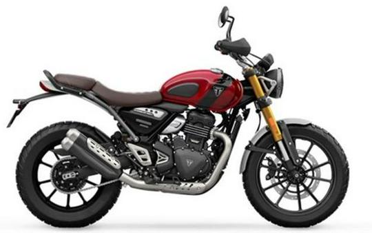 2024 Triumph Scrambler 400 X Matte Khaki Green / Fusion White