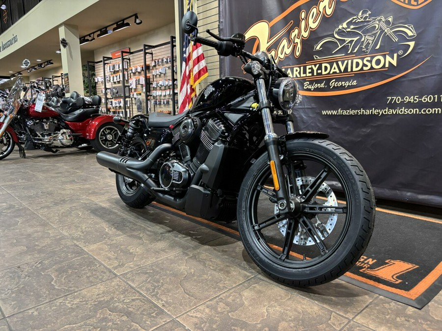 2026 Harley-Davidson® Nightster® Vivid Black Black Cast Wheels