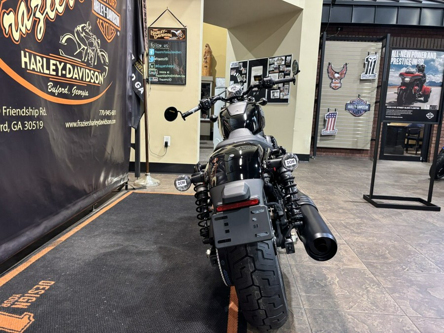 2026 Harley-Davidson® Nightster® Vivid Black Black Cast Wheels