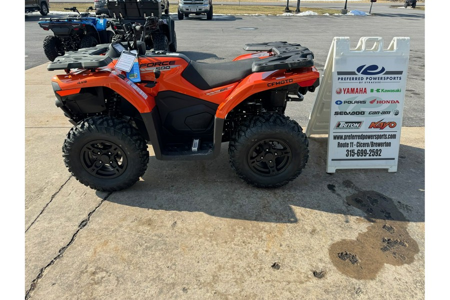 2024 CFMOTO CForce 500 Lava Orange