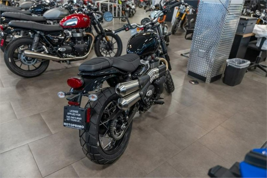 2024 Triumph Scrambler 900 Jet Black