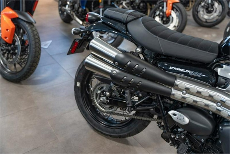 2024 Triumph Scrambler 900 Jet Black