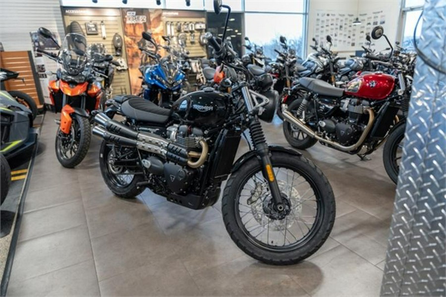 2024 Triumph Scrambler 900 Jet Black