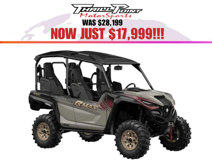 2024 Yamaha Wolverine RMAX4 1000 XT-R
