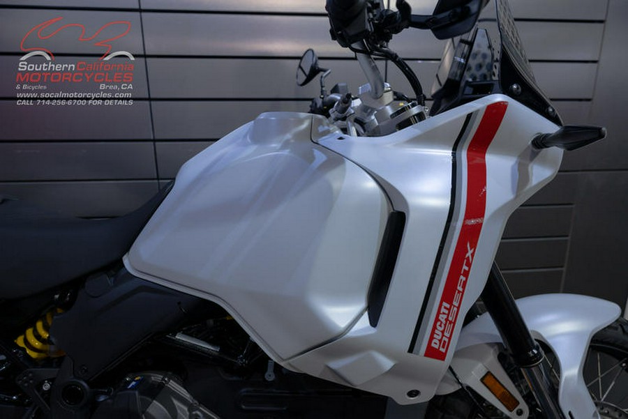 2023 Ducati DesertX Star White Silk