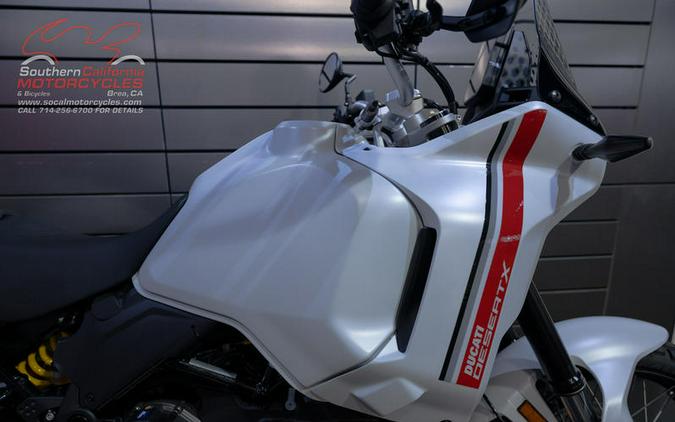 2023 Ducati DesertX Star White Silk