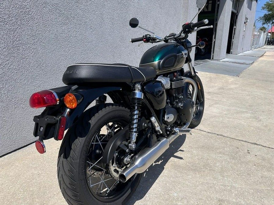 2024 Triumph Bonneville T100 Competition GreenIronstone