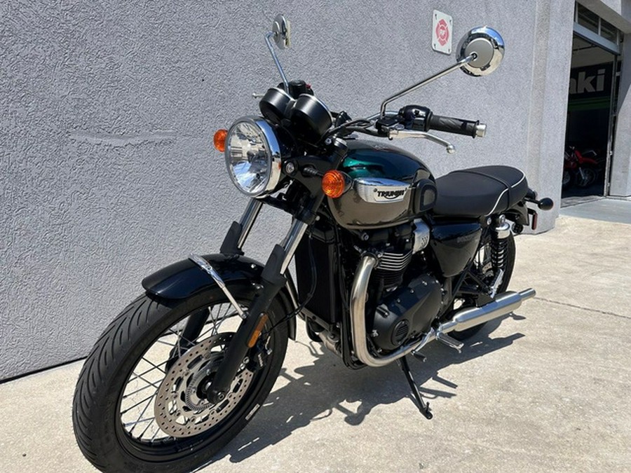 2024 Triumph Bonneville T100 Competition GreenIronstone