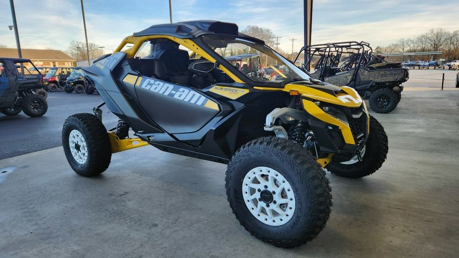 2024 Can-Am® Maverick R X RS Carbon Black & Neo Yellow