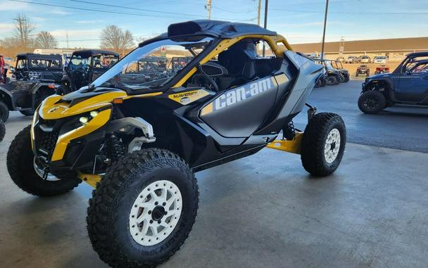 2024 Can-Am® Maverick R X RS Carbon Black & Neo Yellow