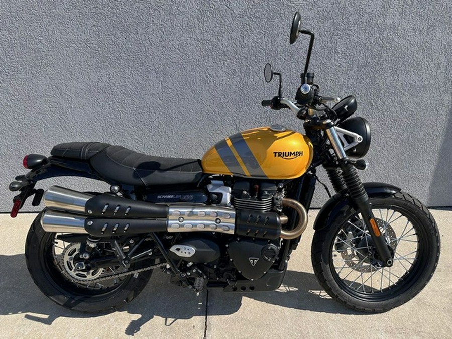 2024 Triumph Scrambler 900 Cosmic YellowGraphite