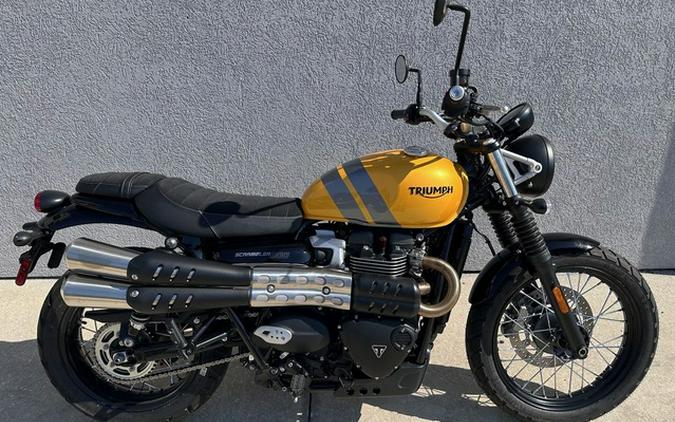 2024 Triumph Scrambler 900 Cosmic YellowGraphite