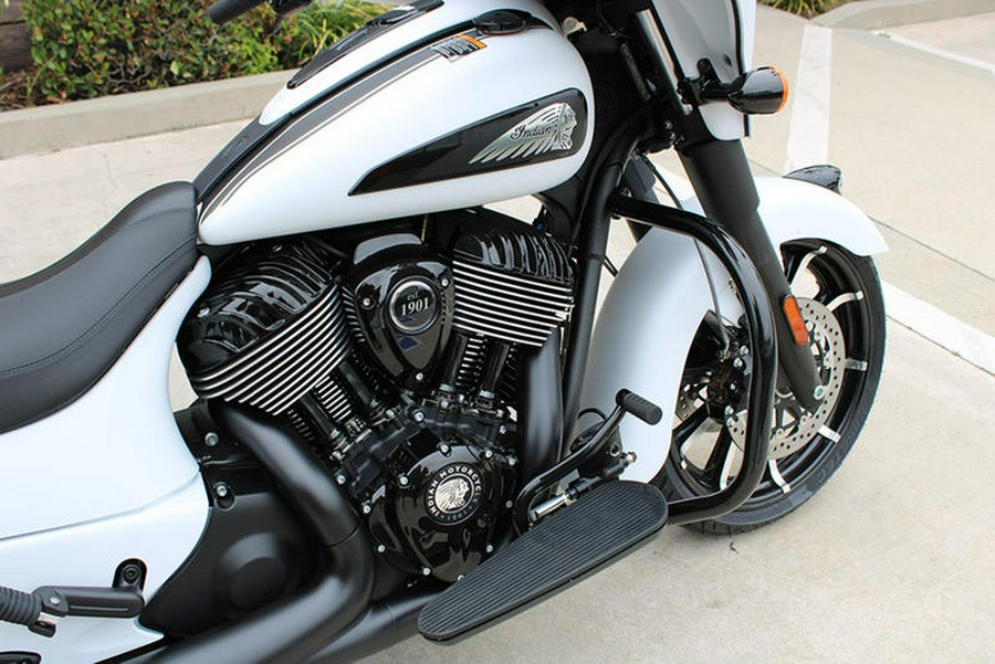 2024 Indian Motorcycle® Chieftain® Dark Horse® Ghost White Metallic Smoke