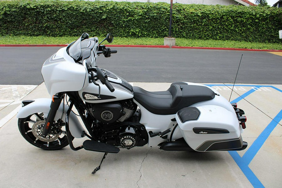 2024 Indian Motorcycle® Chieftain® Dark Horse® Ghost White Metallic Smoke