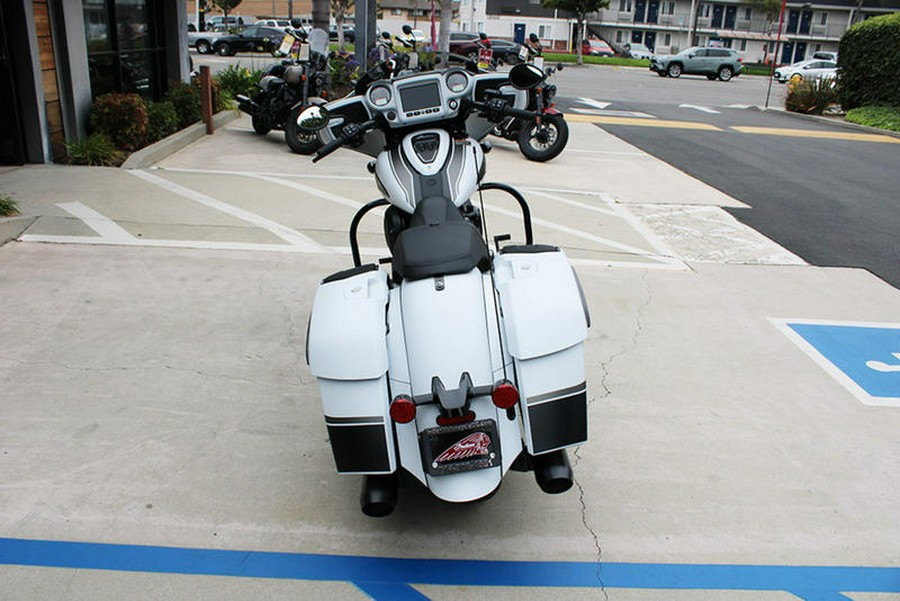 2024 Indian Motorcycle® Chieftain® Dark Horse® Ghost White Metallic Smoke