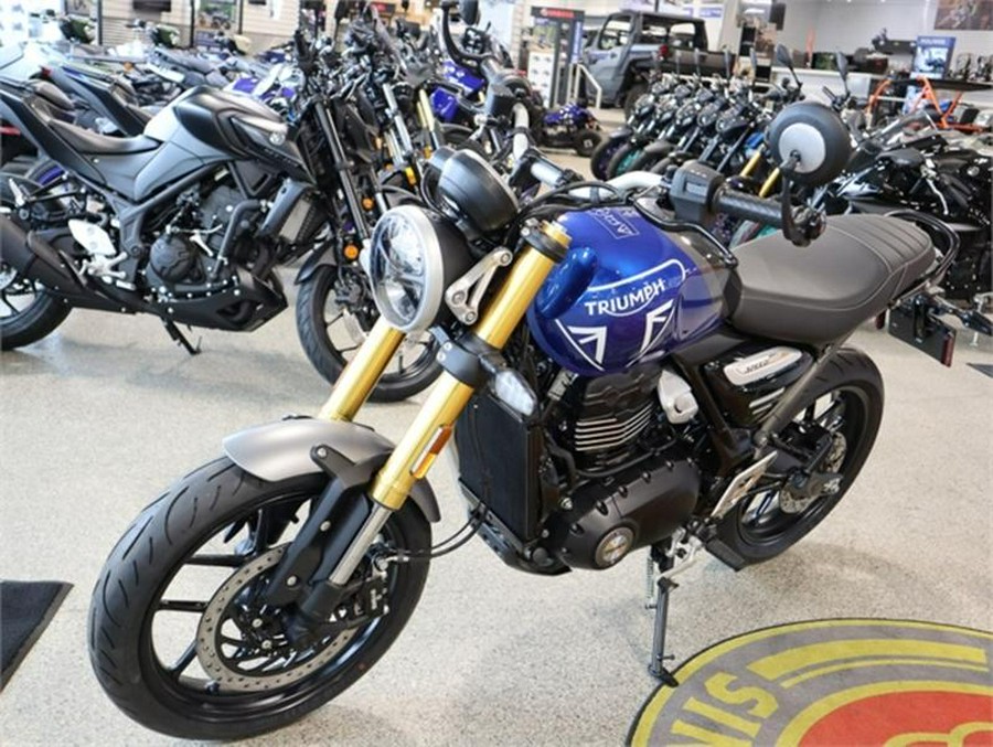 2024 Triumph Speed 400 Caspian Blue / Storm Grey