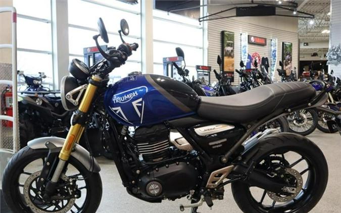 2024 Triumph Speed 400 Caspian Blue / Storm Grey