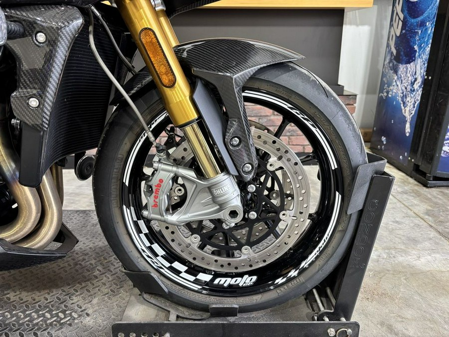 2022 Triumph Speed Triple 1200 RR Red Hopper Storm Grey