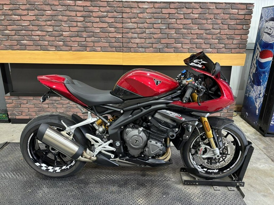 2022 Triumph Speed Triple 1200 RR Red Hopper Storm Grey