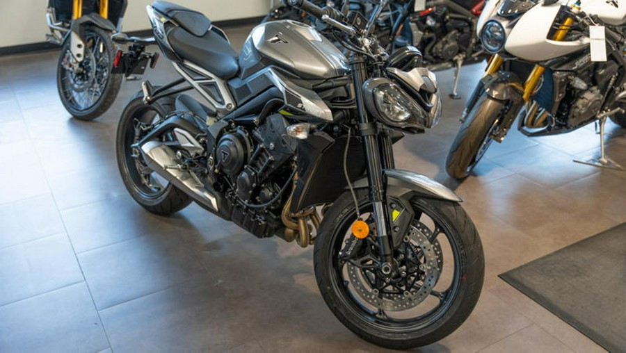 2024 Triumph Street Triple 765 R Silver Ice