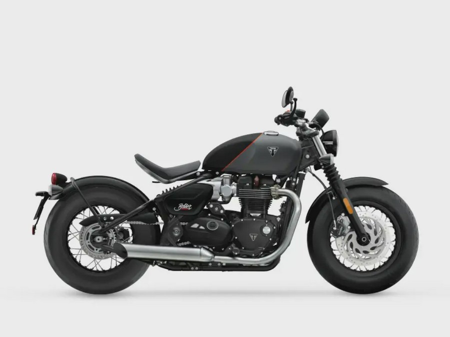 2026 TRIUMPH BONNEVILLE BOBBER Aluminium Silver / Sapphire Black