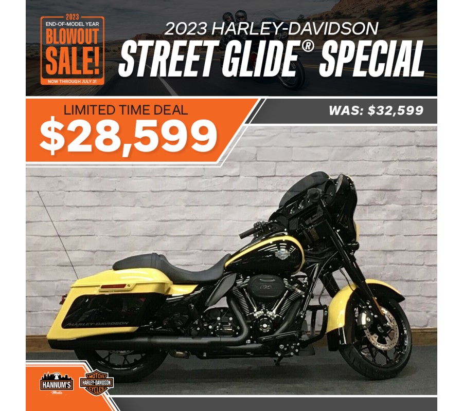 2023 Harley-Davidson Street Glide Special Ind Yellow/Vivid Blk - Blk FLHXS