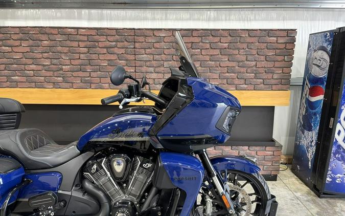 2024 Indian Motorcycle® Pursuit® Dark Horse® with PowerBand Audio Package Springfield Blue