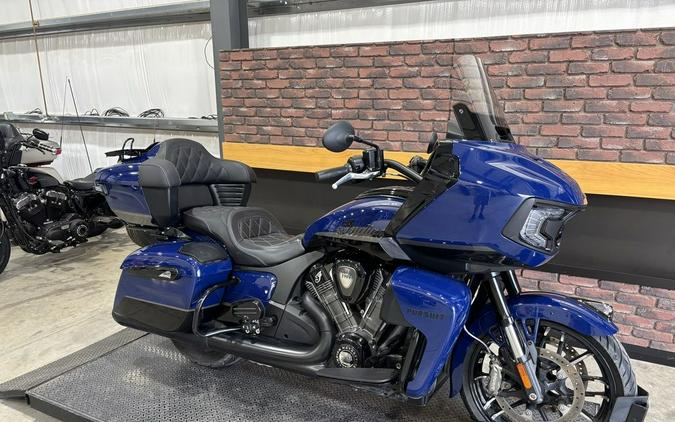 2024 Indian Motorcycle® Pursuit® Dark Horse® with PowerBand Audio Package Springfield Blue