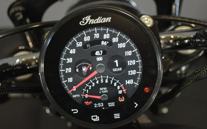 2025 Indian Motorcycle Super Scout Limited + Tech Black Smoke with Graphics