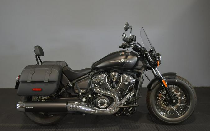 2025 Indian Motorcycle Super Scout Limited + Tech Black Smoke with Graphics