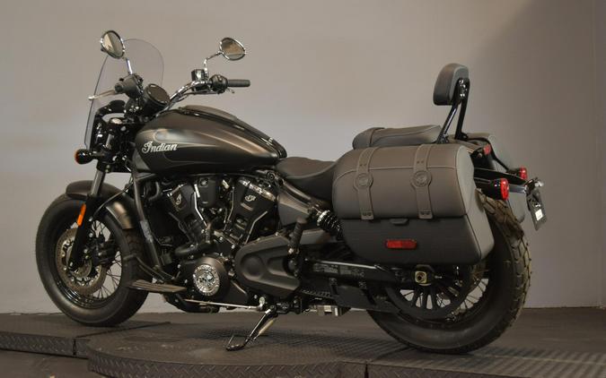 2025 Indian Motorcycle Super Scout Limited + Tech Black Smoke with Graphics