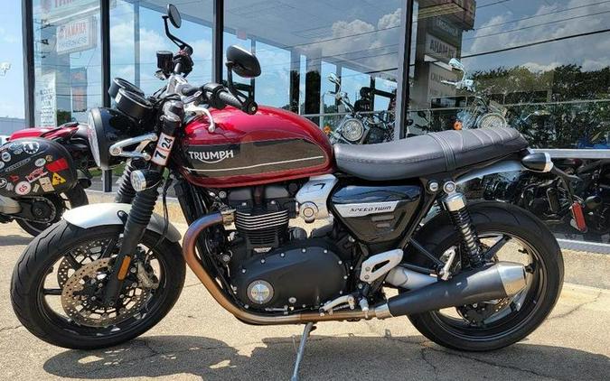 2021 Triumph Speed Twin 1200 Korosi Red/Storm Grey