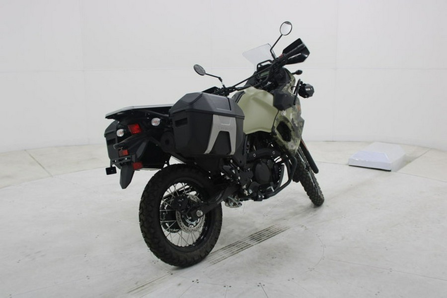 2026 Kawasaki KLR650 Adventure ABS Cypher Camo Beige