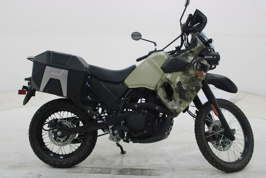 2026 Kawasaki KLR650 Adventure ABS Cypher Camo Beige