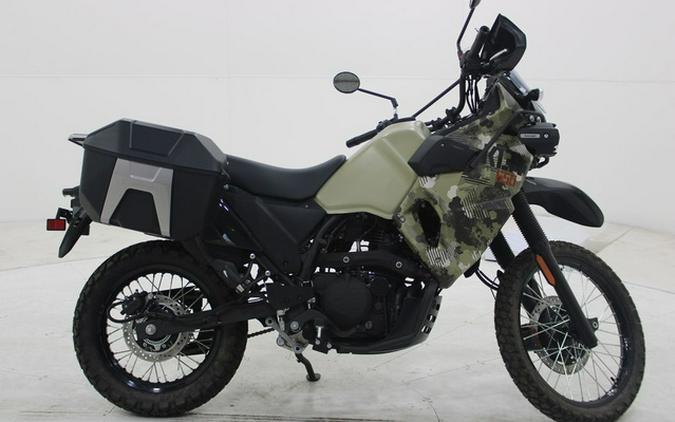 2026 Kawasaki KLR650 Adventure ABS Cypher Camo Beige