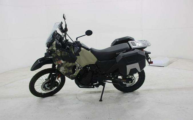 2026 Kawasaki KLR650 Adventure ABS Cypher Camo Beige