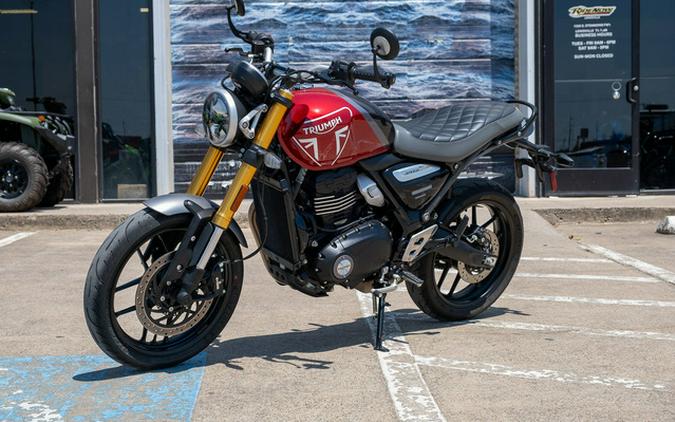 2024 Triumph Speed 400 Carnival Red / Phantom Black