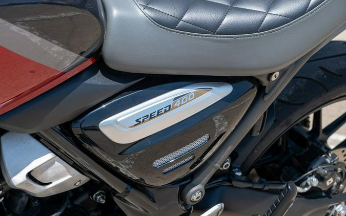 2024 Triumph Speed 400 Carnival Red / Phantom Black