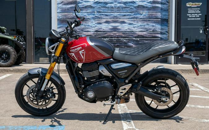 2024 Triumph Speed 400 Carnival Red / Phantom Black