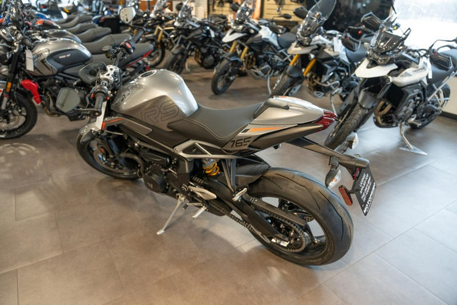 2024 Triumph Street Triple 765 RS Silver Ice