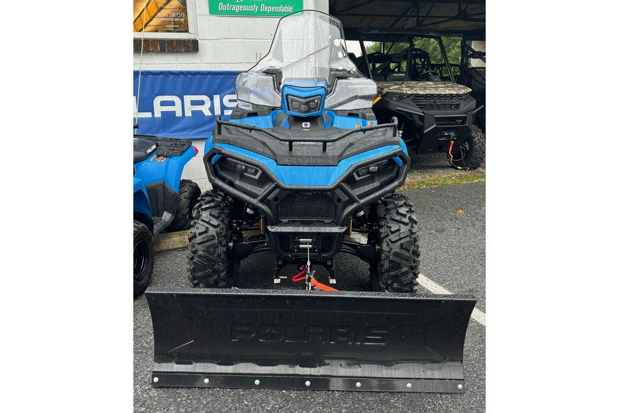 2024 Polaris Industries Sportsman 570 Trail Blue with Plow