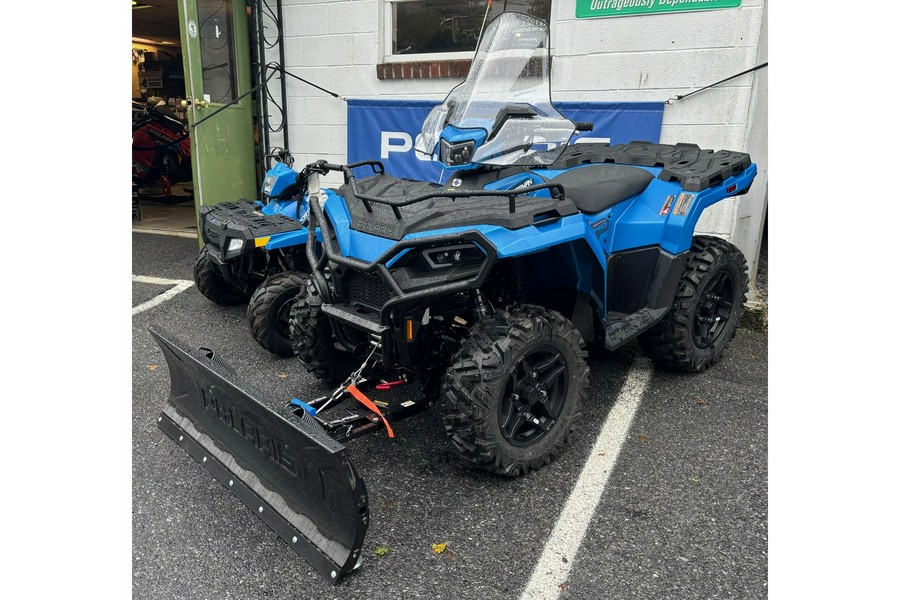 2024 Polaris Industries Sportsman 570 Trail Blue with Plow