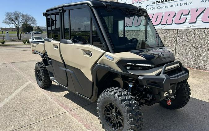 2026 Can-Am Defender MAX Limited HD11 Desert Tan & Carbon Blac