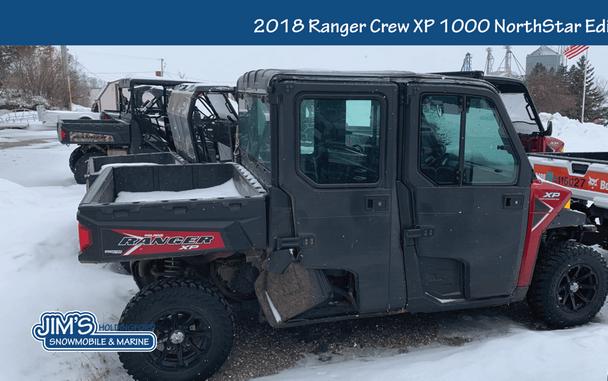 2018 Polaris RANGER CREW® XP 1000 EPS Northstar HVAC Edition - Sunset Red Metallic