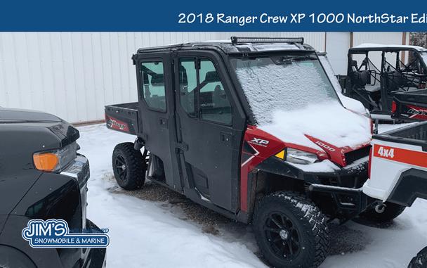 2018 Polaris RANGER CREW® XP 1000 EPS Northstar HVAC Edition - Sunset Red Metallic
